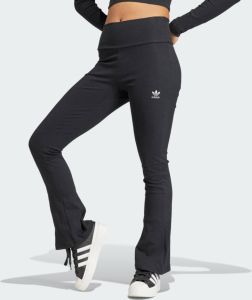 Adidas Originals Zwarte Flare Sportbroek Zwart Dames