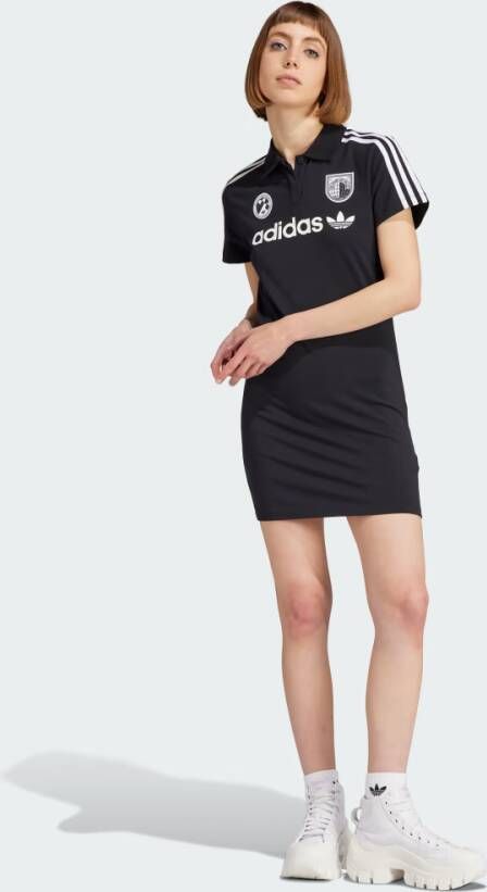 Adidas Originals Jurk met logo Black Dames