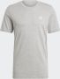 Adidas Originals Grijze Sport T-Shirt met Trefoil Logo Borduursel Gray Heren - Thumbnail 2