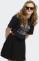 Adidas Eenheid Crop Tee Zwart Multi Korte Mouw Black Dames - Thumbnail 1