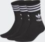 Adidas Originals Adicolor Crew Sokken (3 Pack) Lang Kleding black white maat: 35-38 beschikbare maaten:39-42 43-46 35-38 - Thumbnail 1
