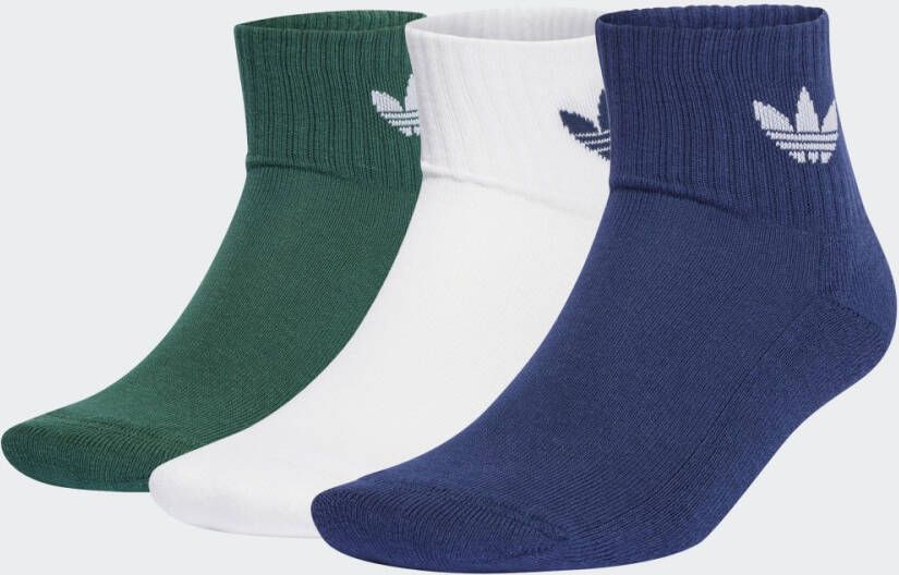 Adidas Originals adicolor Mid Ankle Sokken (3 Pack)