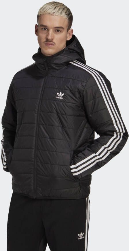 Adidas Originals Puffer-jacke Mit Kapuze Pufferjassen Kleding black maat: L beschikbare maaten:S L