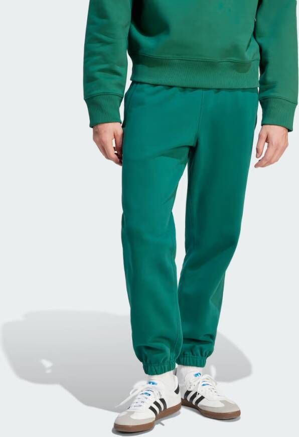 Adidas Originals Premium Essentials Groene Fleece Broek Groen Heren