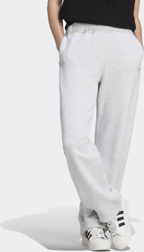 Adidas Originals Essentials Premium Jogging Broek Trainingsbroeken Kleding light grey heather maat: XS beschikbare maaten:XS L