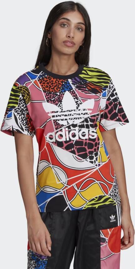 Adidas Originals Dames-T-shirt Rich Mnisi Meerkleurig Dames