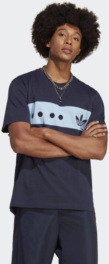 Adidas Blauwe T-shirts en Polos Blauw Heren