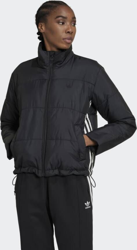Adidas Originals Kurze Puffer-jacke Pufferjassen Kleding black maat: S beschikbare maaten:XS S M