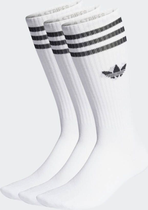 Adidas Originals Adicolor High Crew Sokken (3 Pack) Kort Kleding w white maat: 43-46 beschikbare maaten:39-42 43-46 35-38