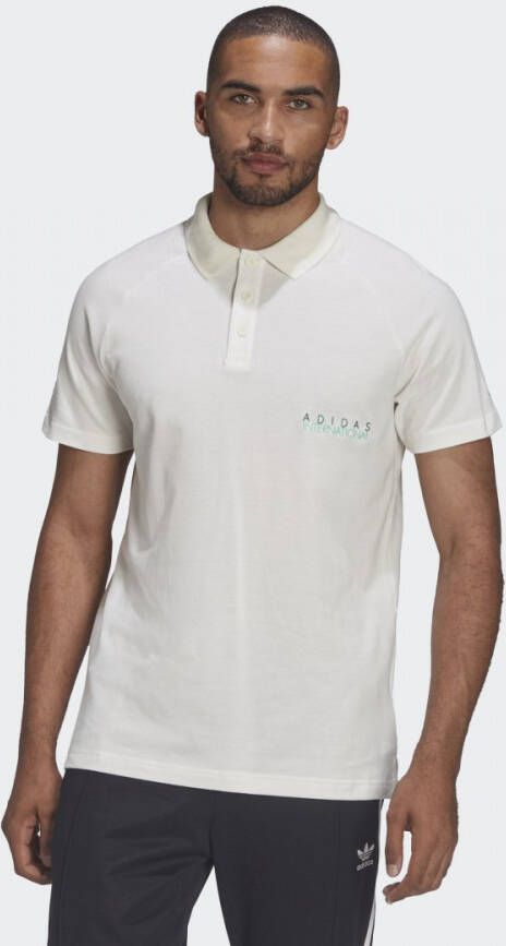 Adidas Originals Graphics Poloshirt Polo's Kleding off white maat: M beschikbare maaten:S M