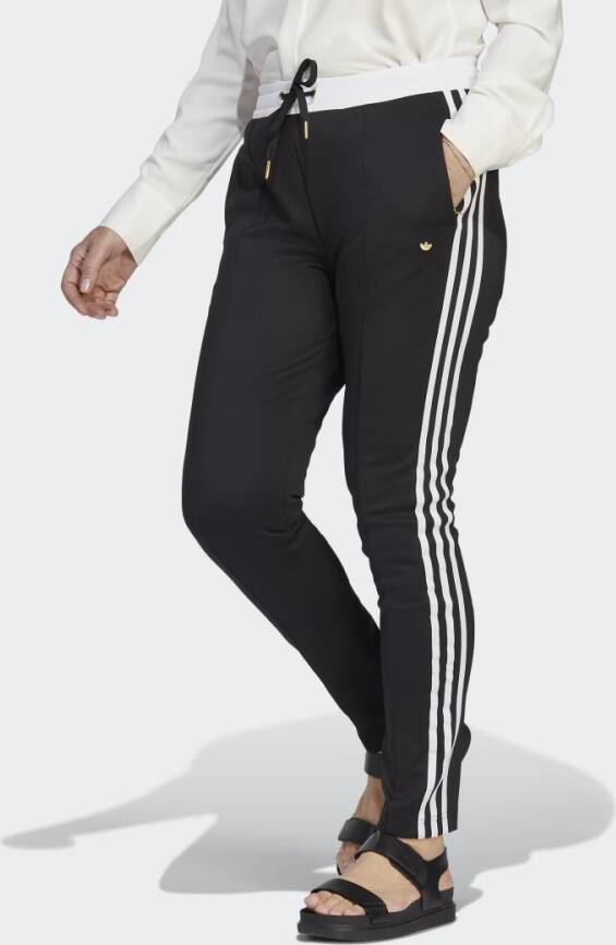 Adidas Zwarte lichtgewicht dames trainingsbroek Black Dames