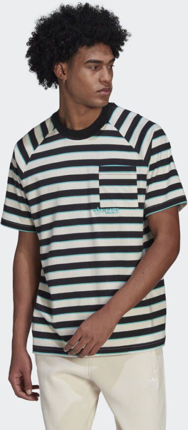 Adidas Originals Striped Pocket T-shirt