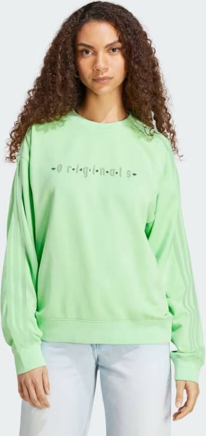 Adidas Gezellige Originals Sweatshirt Vrouwen Green Dames