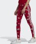 Adidas Power Red Multicolor Leggings Elastische Taille Multicolor Dames - Thumbnail 1