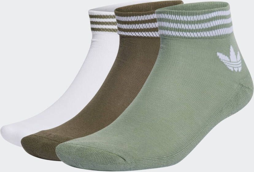 Adidas Originals adicolor Trefoil Ankle Sokken (3 Paar)