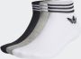 Adidas Originals Adicolor Trefoil Ankle Sokken (3 Pack) Middellang Kleding white medium grey heather black maat: 35-38 beschikbare maaten:35-38 - Thumbnail 1