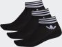 Adidas Originals Adicolor Trefoil Ankle Sokken (3 Pack) Middellang Kleding black maat: 35-38 beschikbare maaten:35-38 39-42 43-46 - Thumbnail 1