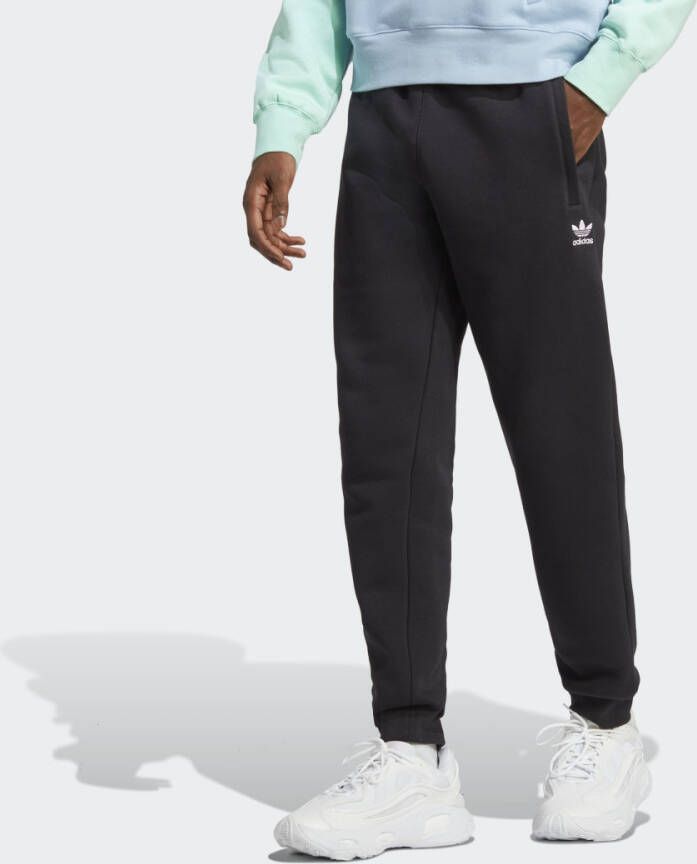 Adidas Originals Slim Fit Zwarte Broek met Ritszakken Black Heren