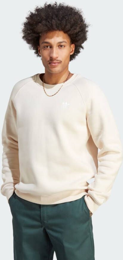 Adidas Originals Geborduurde Sweaters met Schone Look Beige Heren