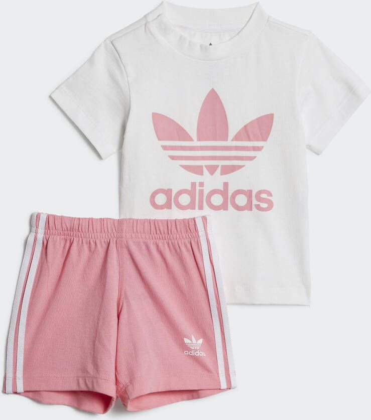 Adidas Originals Trefoil Short en T-shirt Set