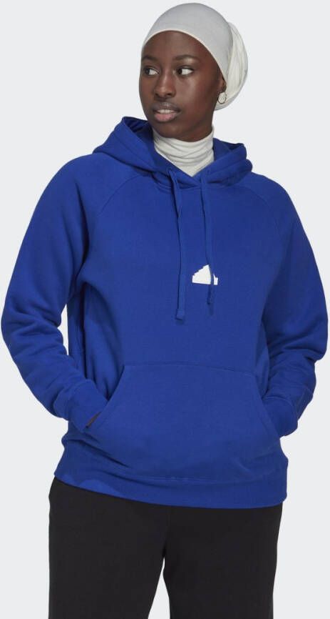 Adidas Sportswear Oversized Hoodie Hooded vesten Kleding semi lucid blue maat: M beschikbare maaten:XS S M
