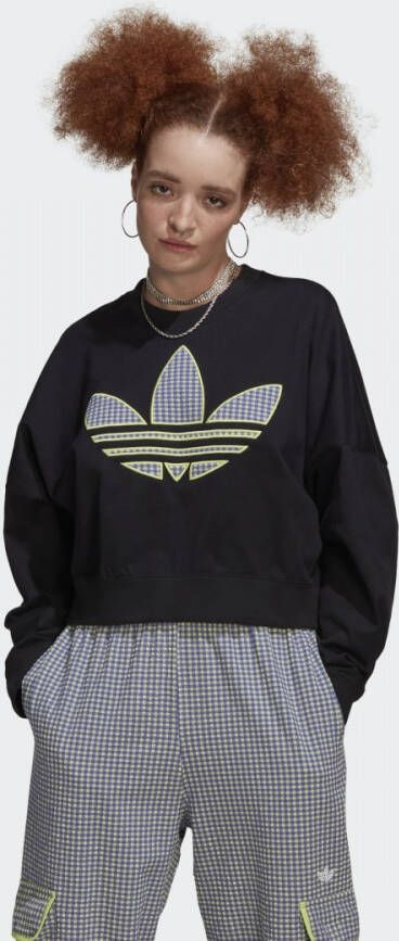 Adidas Originals Loose Sweatshirt met Trefoil Applicatie
