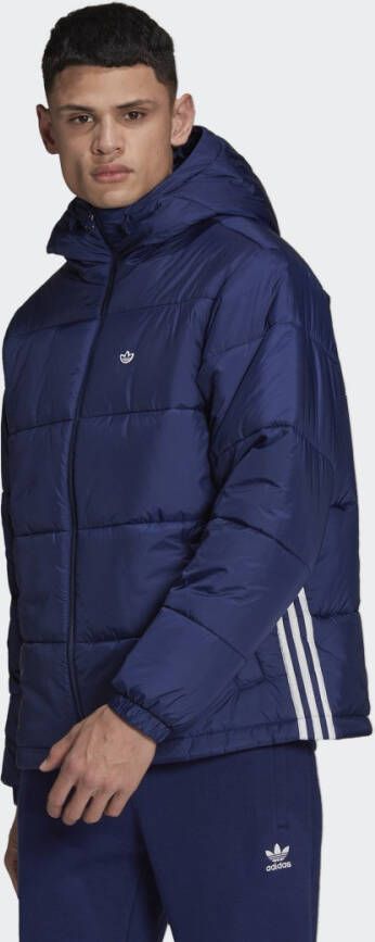 Adidas Capuchon Puff Donsjas Nachtelijke Hemel Blue Heren