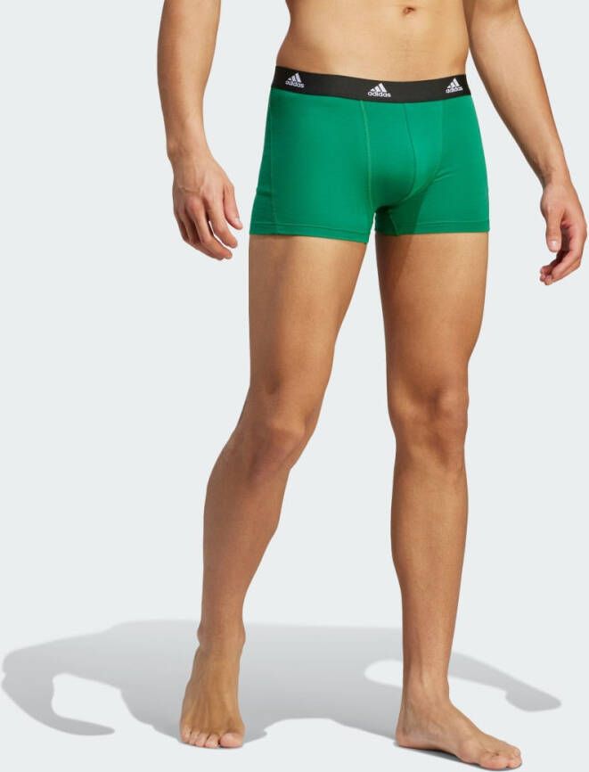 Adidas Performance Active Flex Cotton Boxer Ondergoed (3 stuks)