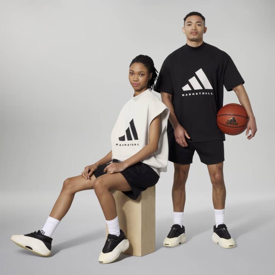 Adidas Originals Basketball Fleece Short Sportshorts Kleding Black maat: S beschikbare maaten:S