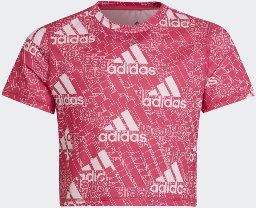Adidas Perfor ce AEROREADY Designed to Move BrandLove T-shirt