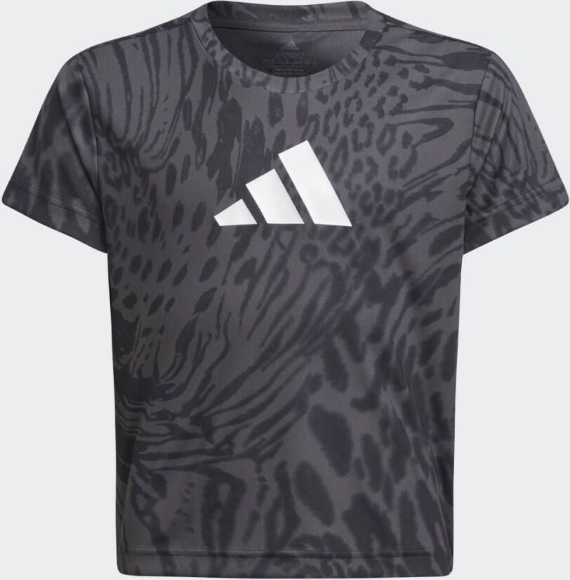 Adidas Perfor ce AEROREADY Sport Icons Animal Print T-shirt