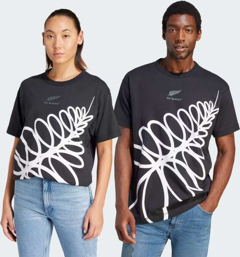 Adidas Perfor ce All Blacks Rugby Lifestyle T-shirt (Uniseks)