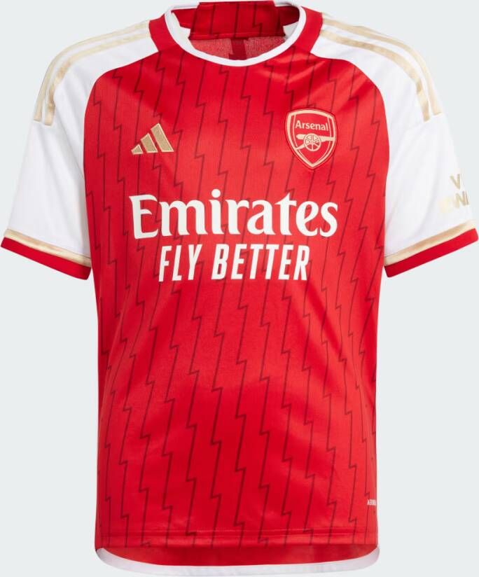Adidas Arsenal 1ª Tenue T-shirt 23 24 Rood Kinderen