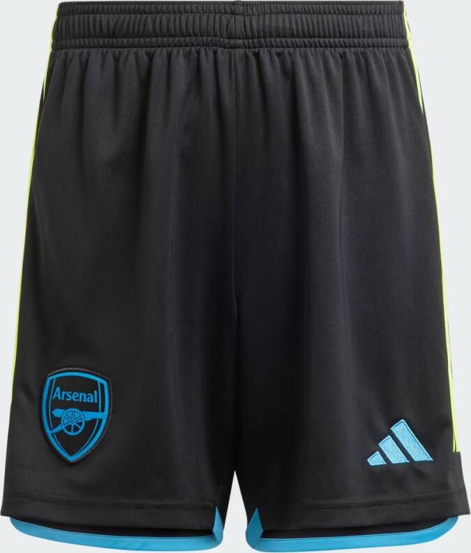 Adidas Perfor ce Junior Arsenal FC 23 24 Arsenal FC voetbalshort uit Sportbroek Zwart Polyester 128