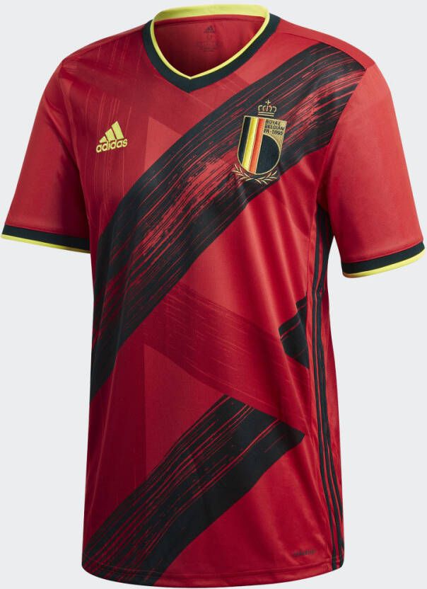 Adidas uefa euro 2020 2021 rbfa belgie thuisshirt 20 22 rood heren