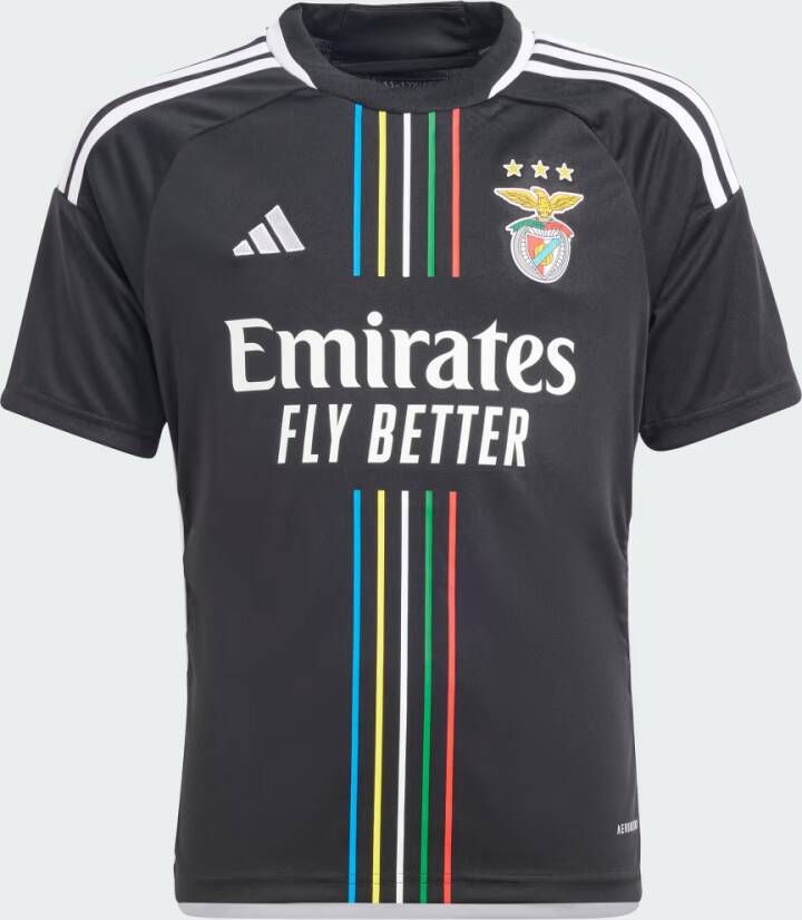 Adidas Benfica Lisboa Voetbalshirt 23 24 Zwart Voetbalshirt Kinderen