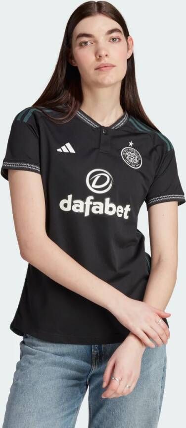 Adidas Celtic FC 2023 24 Away Shirt Dames Black- Dames Black
