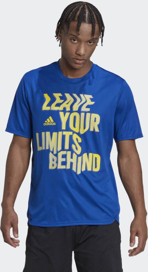 Adidas Performance Designed for Movement AEROREADY HIIT Slogan Training T-shirt