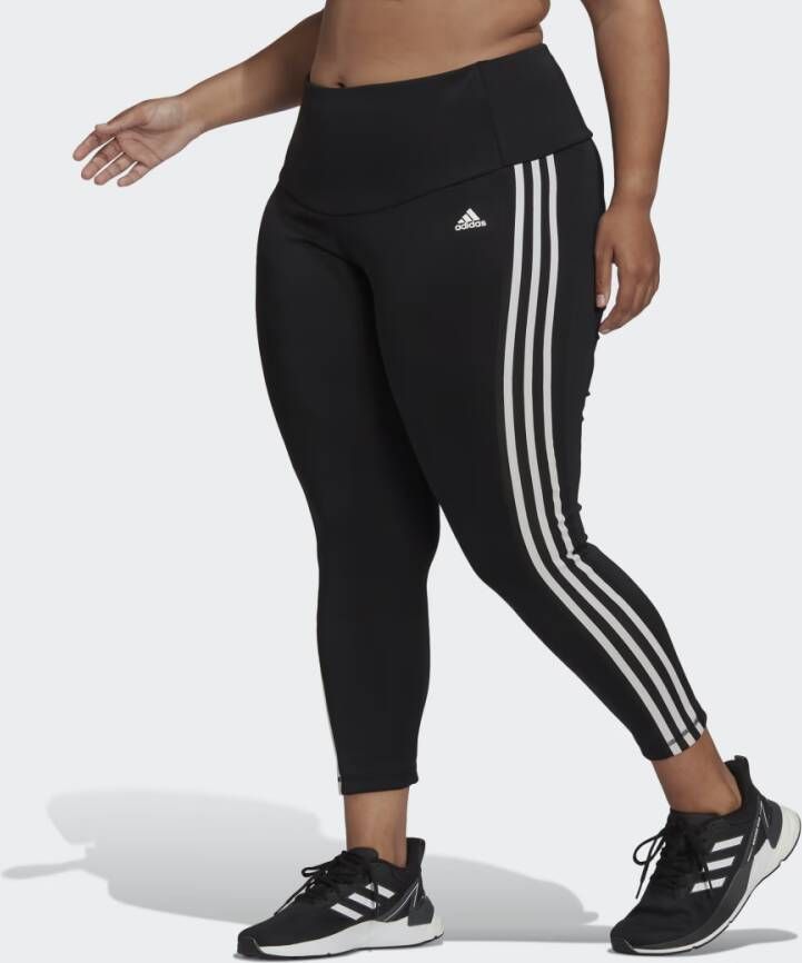 Adidas Performance Designed to Move High-Rise 3-Stripes 7 8 Sport Legging (Grote Maat)