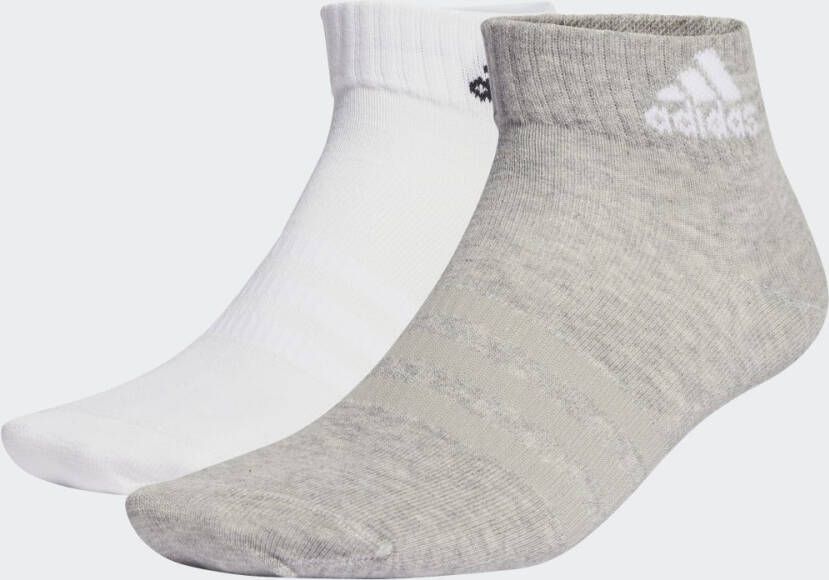 Adidas Sportswear Dunne en Lichte Sportswear Enkelsokken 6 Paar