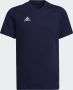 Adidas Perfor ce junior voetbalshirt donkerblauw Sport t-shirt Katoen V-hals 116 - Thumbnail 1