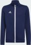Adidas Perfor ce Junior sportvest donkerblauw wit Gerecycled polyester Opstaande kraag 140 - Thumbnail 1