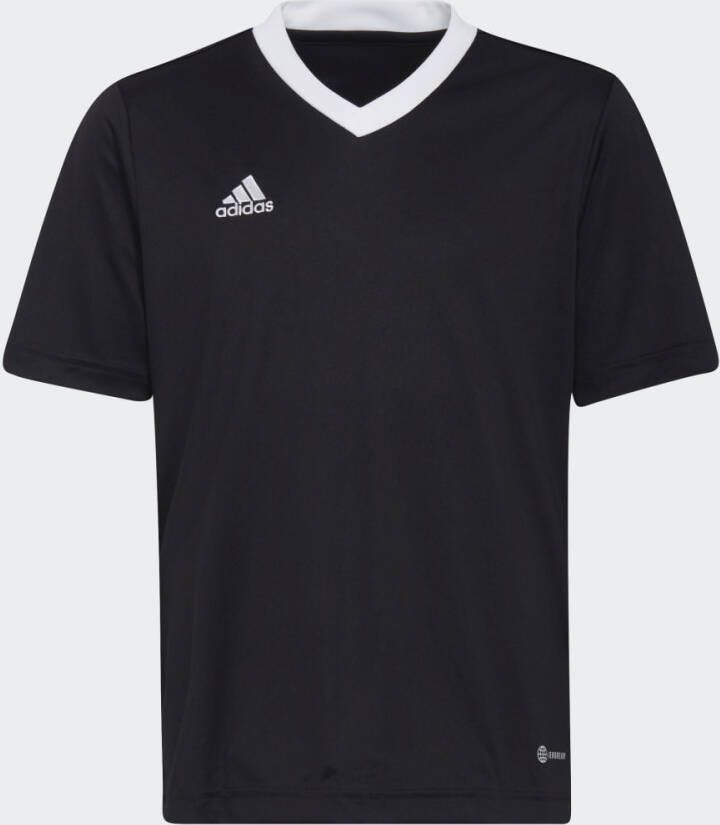 Adidas Perfor ce junior voetbalshirt zwart Sport t-shirt Polyester Ronde hals 116