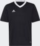 Adidas Performance junior voetbalshirt zwart Sport t-shirt Jongens Meisjes Polyester Ronde hals 116 - Thumbnail 1
