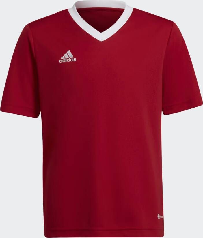 Adidas Perfor ce junior voetbalshirt rood Sport t-shirt Gerecycled polyester Ronde hals 116