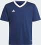 Adidas Perfor ce junior voetbalshirt donkerblauw Sport t-shirt Gerecycled polyester Ronde hals 116 - Thumbnail 1