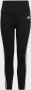 Adidas Sportswear sportlegging zwart wit Sportbroek Polyester Effen 164 - Thumbnail 1