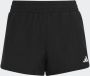 Adidas Sportswear regular fit short met logo zwart wit Korte broek Meisjes Polyester 128 - Thumbnail 2