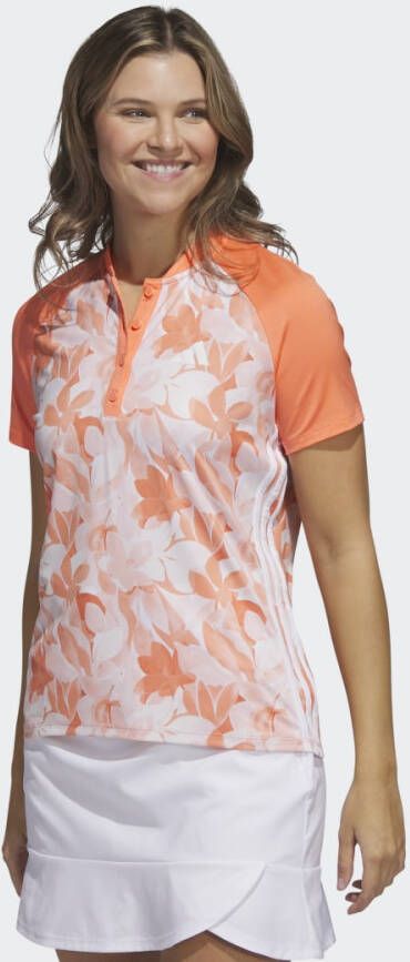 Adidas Performance Floral Poloshirt voor Dames