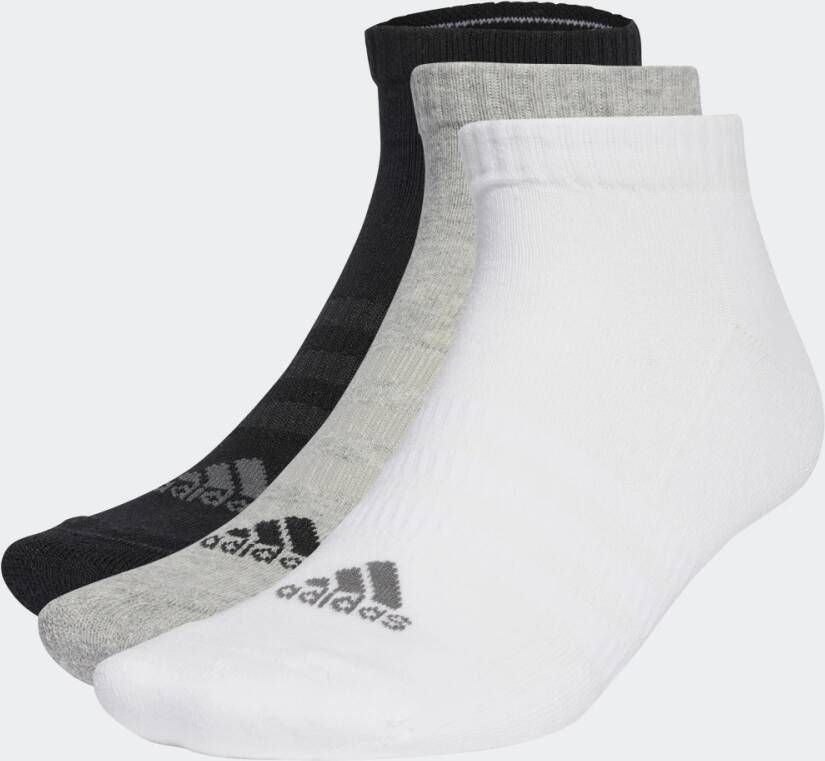 Adidas Perfor ce Gevoerde Korte Sokken 3 Paar